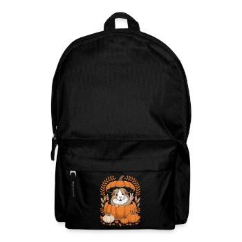 Guinea Pig Halloween Autumn Pumpkin Sweet - Backpack - black - Front
