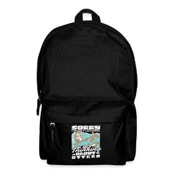 Tut Mir Leid, Ich Habe Nicht Zugehört Seeotter - Rucksack - Schwarz - Vorne