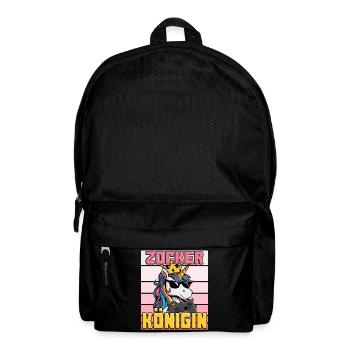 gambler queen - unicorn - Backpack - black - Front