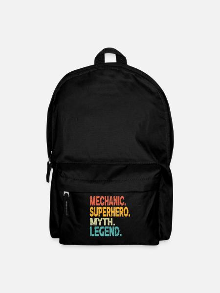 mechanic-superhero-myth-legend - Backpack - black