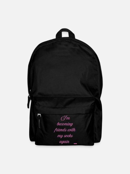 Redevenir ami avec mes chaussettes - Sac à dos - noir
