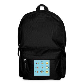 Physik Phyiker Lehrer Wissenschaft lustiger Spruch - Rucksack - Schwarz - Vorne