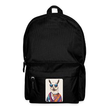 Lama - Rucksack - Schwarz - Vorne