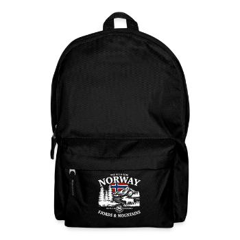 The wild side - Norwegen Urlaub Natur Geschenk - Rucksack - Schwarz - Vorne