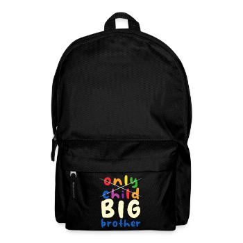 Großer Bruder Stolz Shirt - Rucksack - Schwarz - Vorne