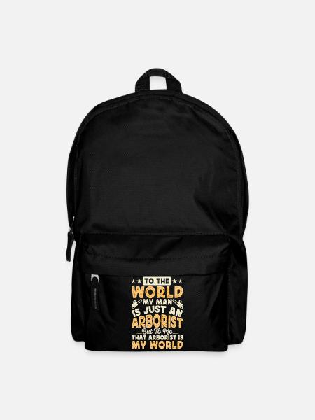 Baumpfleger Holzarbeiter Waldarbeiter Geschenk - Rucksack - Schwarz