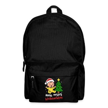 Mon premier Noël - Le sapin de Noël des parents de bébé - Sac à dos - noir - Devant