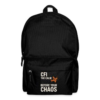 Flight Instructor Cfi Pilot Aviation Instructor - Backpack - black - Front