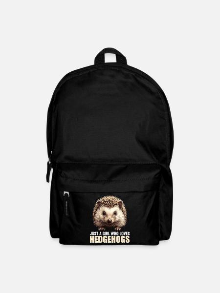 Igel - Rucksack - Schwarz