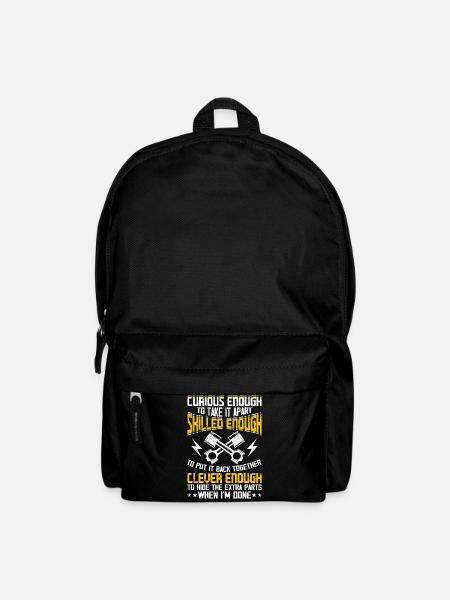 KFZ Mechaniker Mechatroniker Schrauber Geschenk - Rucksack - Schwarz