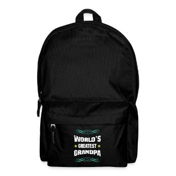 Le plus grand grand-père du monde - Sac à dos - noir - Devant