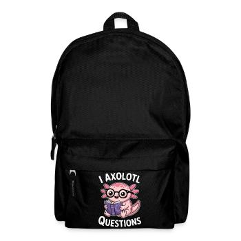 Axolotl Dire Axolotls Drôle Axolotl Cadeau - Sac à dos - noir - Devant