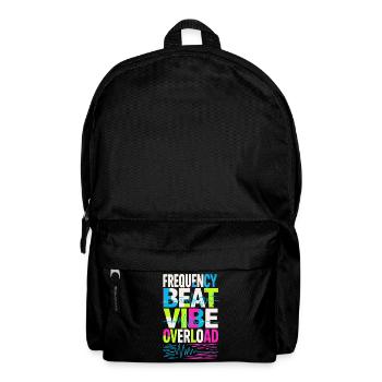 Frequency Beat Vibe Overload Design - Rucksack - Schwarz - Vorne