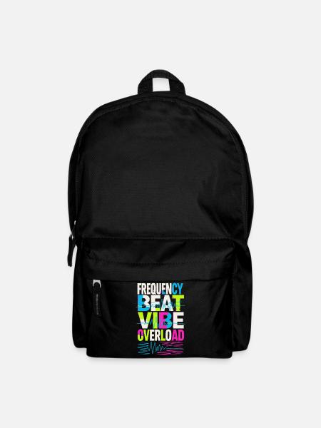 Frequency Beat Vibe Overload Design - Rucksack - Schwarz
