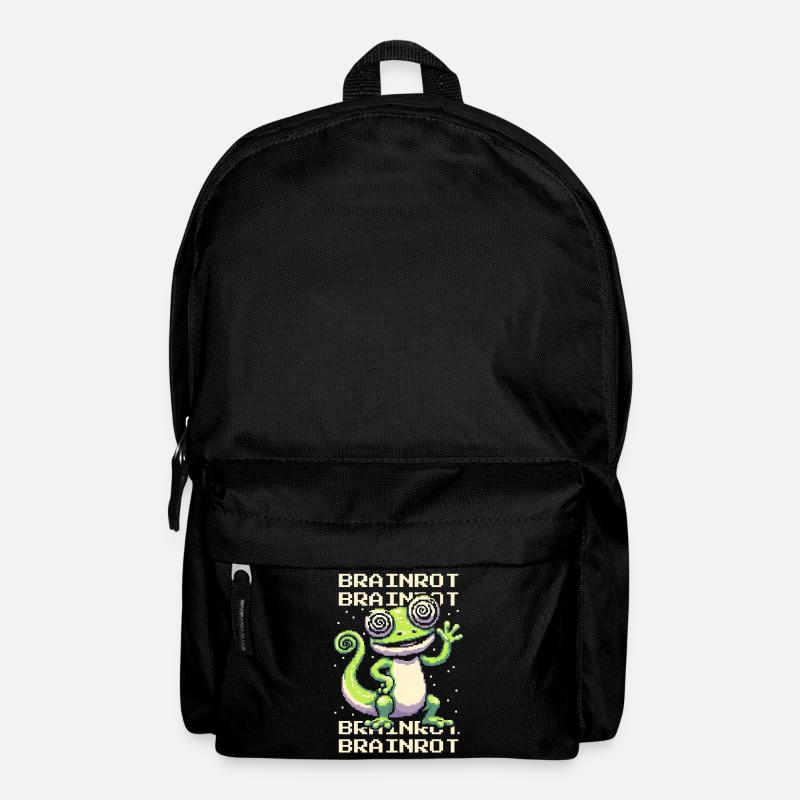 Brainrot | Meme Humor & Internetkultur - Rucksack - Schwarz