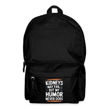 Dialysis Nurse Kidneys My Fail But Hospital Nurse - Rucksack - Schwarz - Vorne