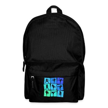 Kickboxen Kickboxer Muay Thai Jungen Kinder - Rucksack - Schwarz - Vorne