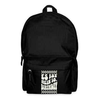 It's My 18th Birthday Retro Design - Backpack - black - Front