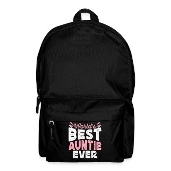 Tante Cadeau Meilleure Tante Du Monde - Sac à dos - noir - Devant