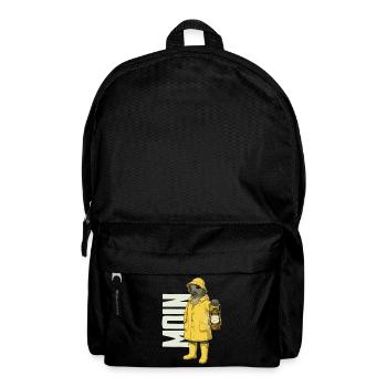 SCEAU DE MOUILLAGE EN VISON FRISON - Sac à dos - noir - Devant