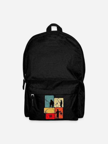Angeln Angler - Rucksack - Schwarz
