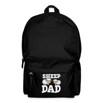 Sheep Dad - Rucksack - Schwarz - Vorne