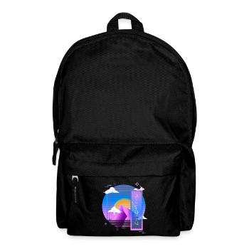 Vaporwave Pastel Goth Style Aesthetic Mix of Retro - Backpack - black - Front