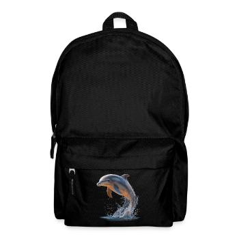 Dolphin Diver Dolphins Ocean Cute Dolphins Dolphin - Backpack - black - Front