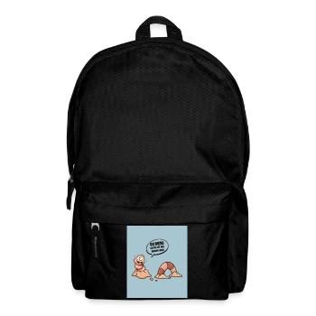 Oh no! Today the worm is in! - Backpack - black - Front