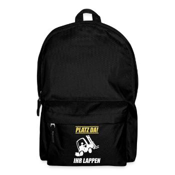 Space Since Your Rag / Forklift Driver Saying - Backpack - black - Front