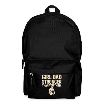 Girl Dad Shirt – Vater einer Tochter Spruch - Rucksack - Schwarz - Vorne