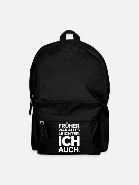 Everything used to be easier, including my 50th birthday - Backpack - black