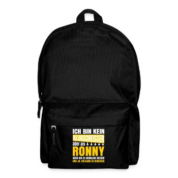 I'm not a smartass Ronny - Backpack - black - Front