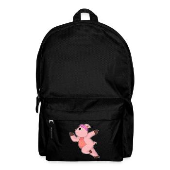 Cochon Jogger Jogging Sport - Sac à dos - noir - Devant