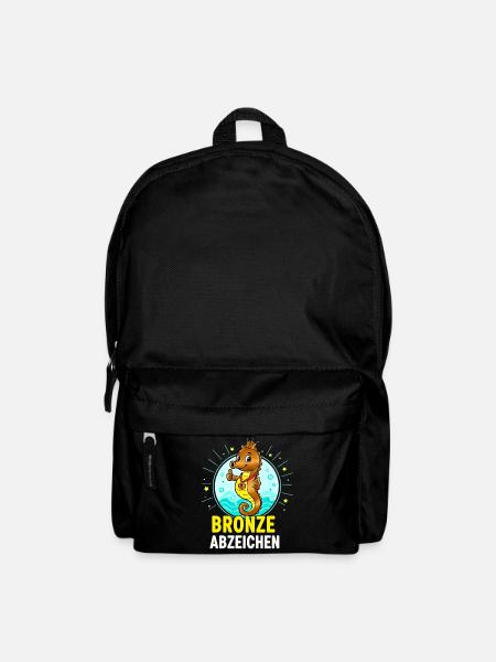 Bronze Abzeichen Schwimmkurs Bestanden - Rucksack - Schwarz