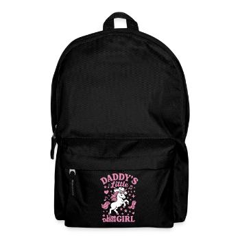 Daddy's little Linedance Girl - Dance with Heart - Backpack - black - Front