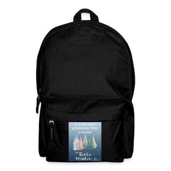 It’s the Most Wonderful Time of the Year – Winter - Rucksack - Schwarz - Vorne