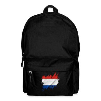 Drapeau néerlandais, style déchiré - Sac à dos - noir - Devant