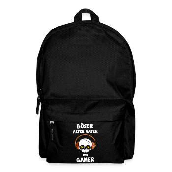 Fête des Pères Père Gamer Jeux Vidéo Papa - Sac à dos - noir - Devant