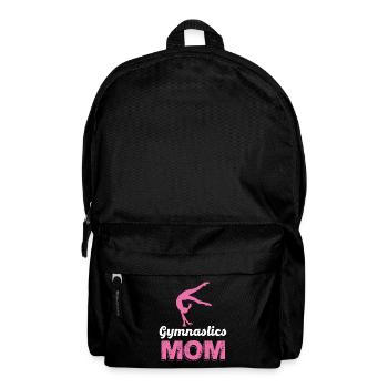 Gymnastics Mom Silhouette - Backpack - black - Front