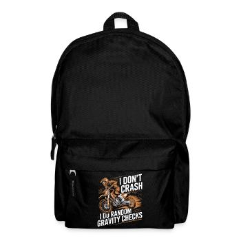 Random Gravity Checks Motocross - Backpack - black - Front