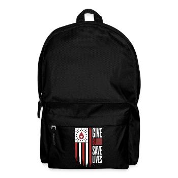 Blutspender Blutspende - Rucksack - Schwarz - Vorne