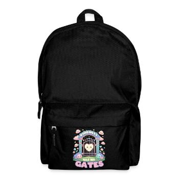 Menschlichkeit Equality Kindness Has No Gates - Rucksack - Schwarz - Vorne