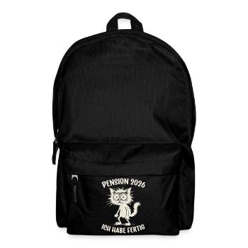 Pension 2026 Retirement Pensioner - Backpack - black - Front