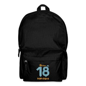 Niveau 18 Débloqué - Sac à dos - noir - Devant