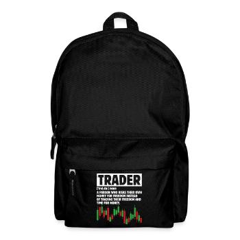 Trading Boursier Crypto Trader Boursier - Sac à dos - noir - Devant