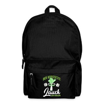 Gewichtheber DER KRASSESTE LAUCH IM GYM Lustig - Rucksack - Schwarz - Vorne