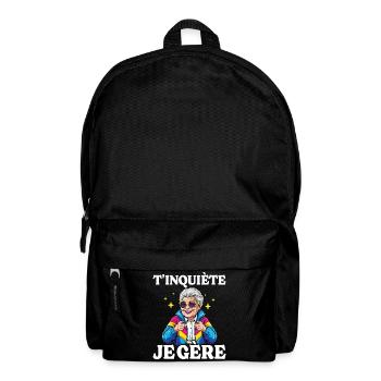 Grand-Mère T'inquiète Je Gère Mamie - Sac à dos - noir - Devant