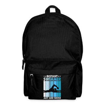 Schwimmen Wassersport Schwimmer Geschenke - Rucksack - Schwarz - Vorne