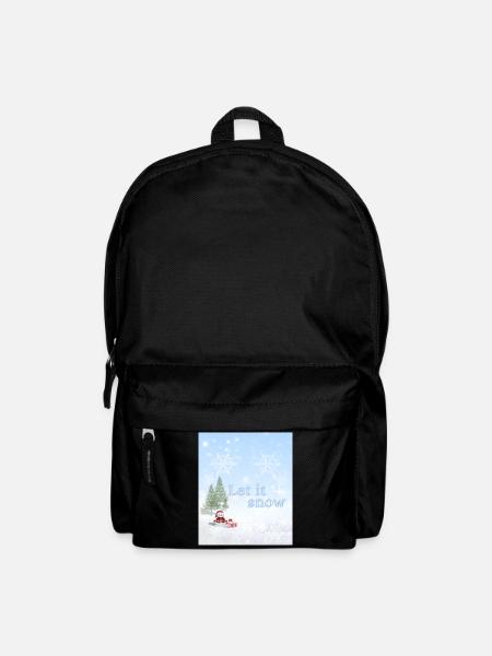 Let It Snow – Magical Winter | Christmas Wonderl - Backpack - black